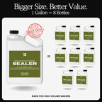 Matte Acrylic-Polyurethane Sealer – Non-Toxic, Food Safe for Concrete & Crafts