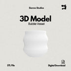 Sienna Studios: Bubble Vessel 3D Model (STL File)