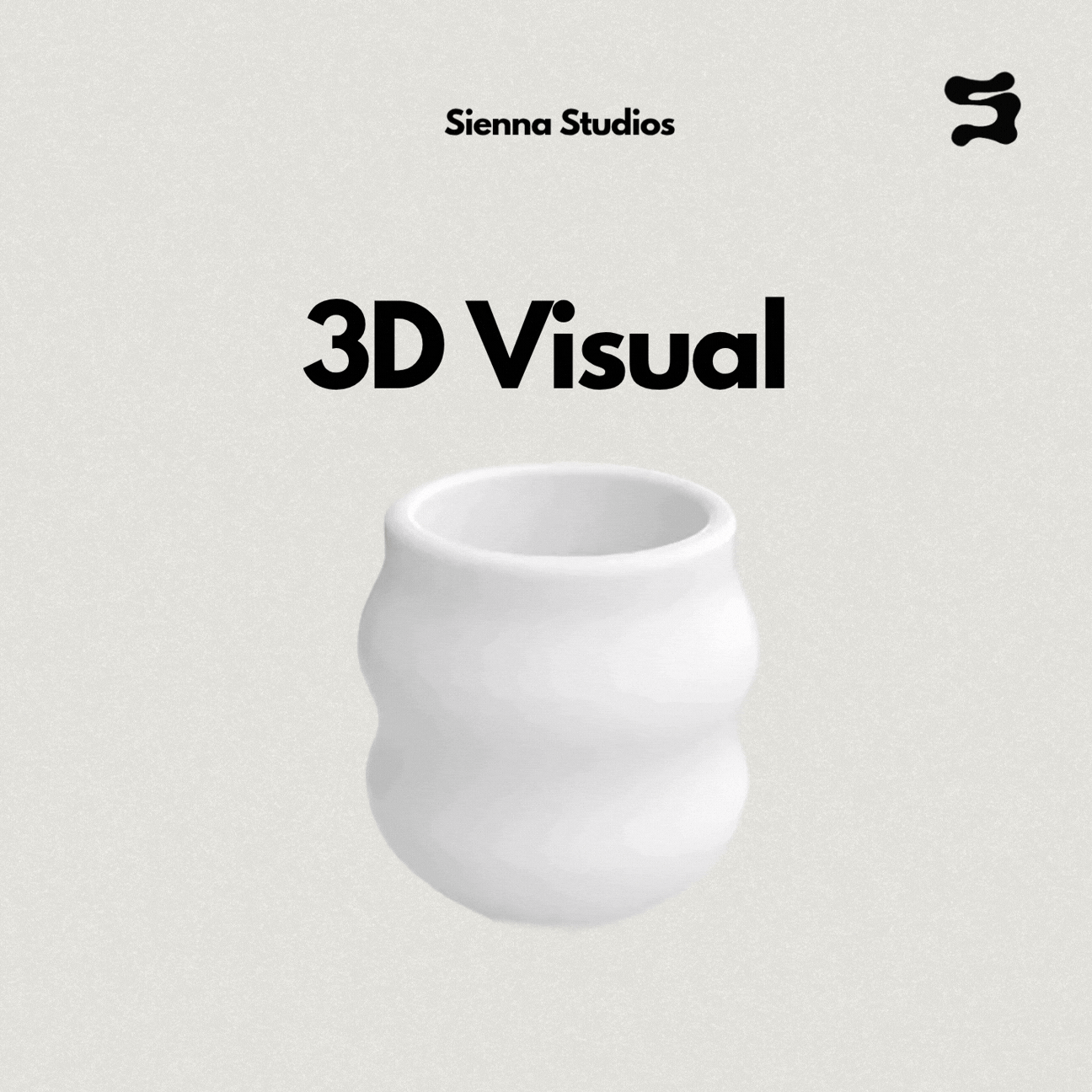 Sienna Studios: Bubble Vessel 3D Model (STL File)