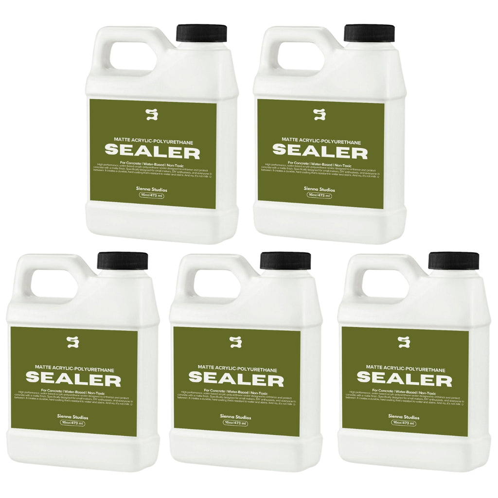 Matte Acrylic-Polyurethane Sealer – Non-Toxic, Food Safe for Concrete & Crafts