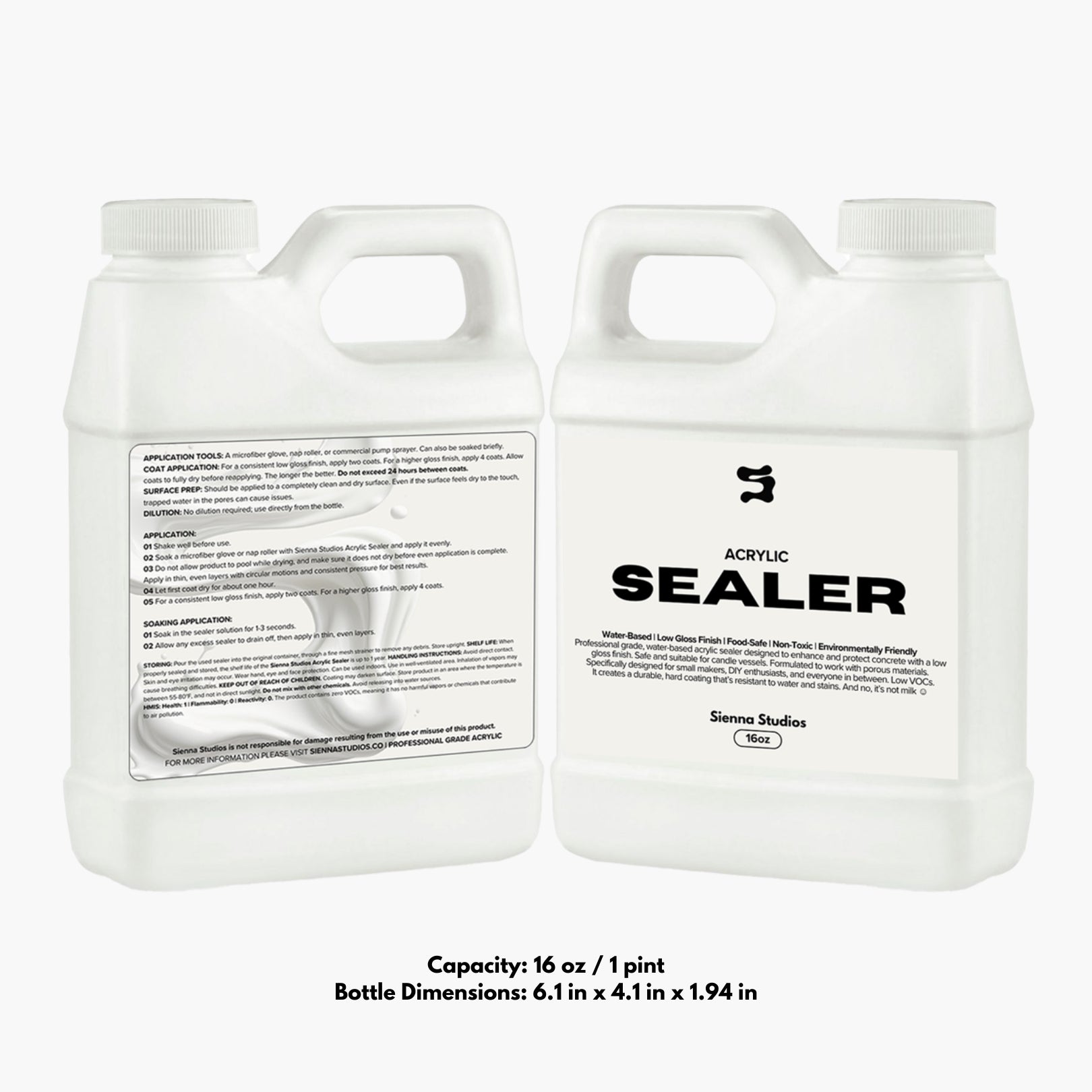 Acrylic Sealer – Low Gloss (16oz)