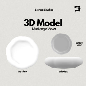 Sienna Studios: Chunky Catchall Dish 3D Model (STL File)