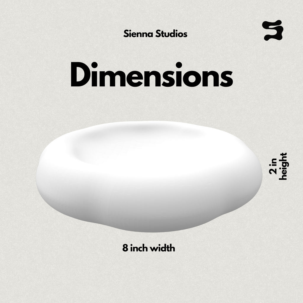 Sienna Studios: Chunky Catchall Dish 3D Model (STL File)
