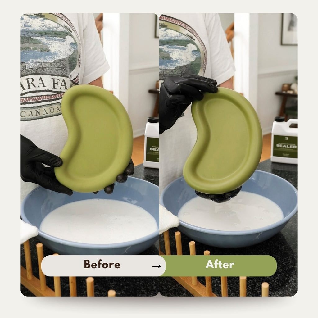 Matte Acrylic-Polyurethane Sealer – Non-Toxic, Food Safe for Concrete & Crafts