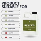 Matte Acrylic-Polyurethane Sealer – Non-Toxic, Food Safe for Concrete & Crafts