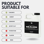 Acrylic Sealer – High Gloss, Food Safe, Non-Toxic for Concrete & Crafts.