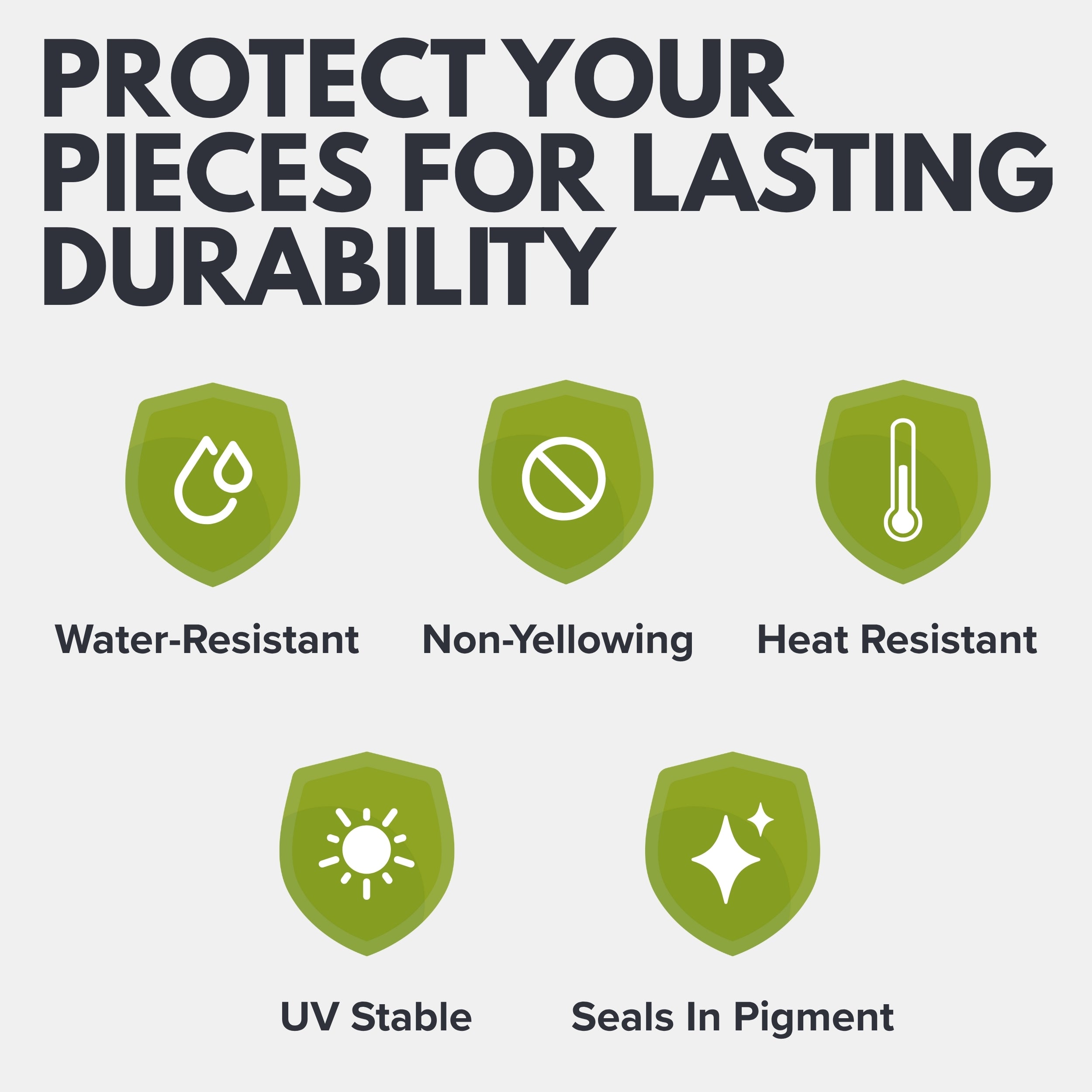 Acrylic Sealer – Low Gloss, Food Safe, Non-Toxic for Concrete & Crafts