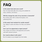 Acrylic Sealer – Low Gloss, Food Safe, Non-Toxic for Concrete & Crafts