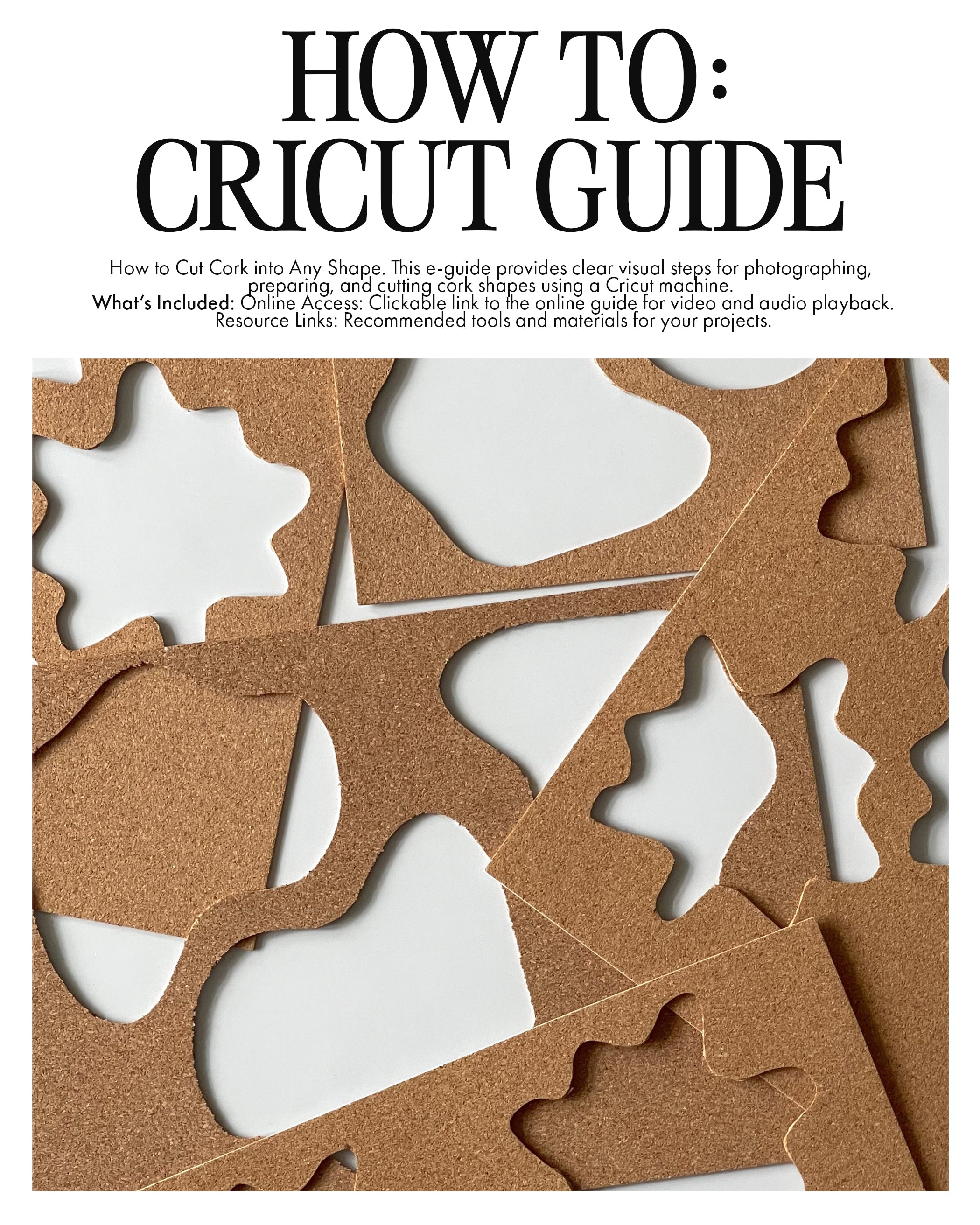 Sienna Studios: How to Cut Cork Into Any Shape.
