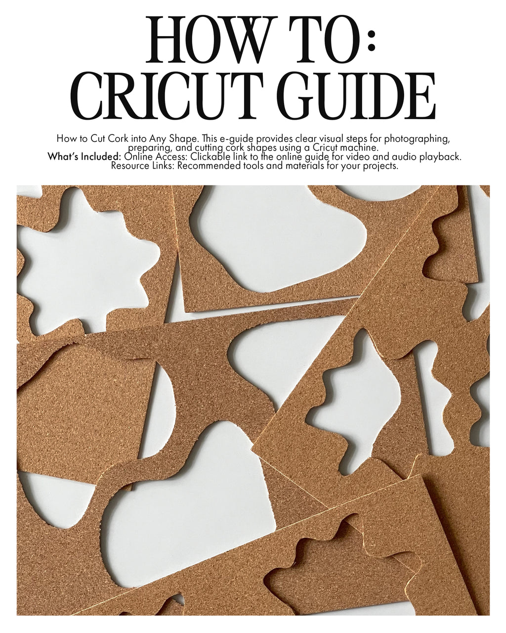 Sienna Studios: How to Cut Cork Into Any Shape.