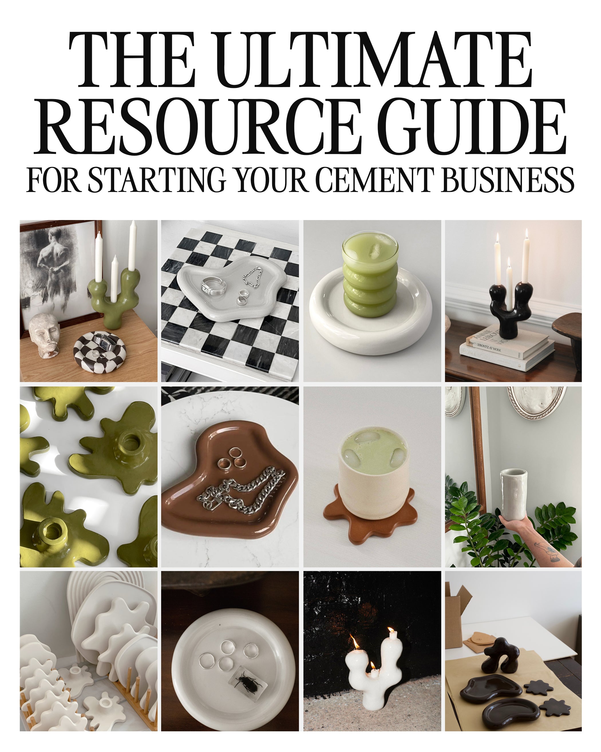 Sienna Studios: The Ultimate Resource Guide for Starting Your Cement Business (Available in Multiple Languages).