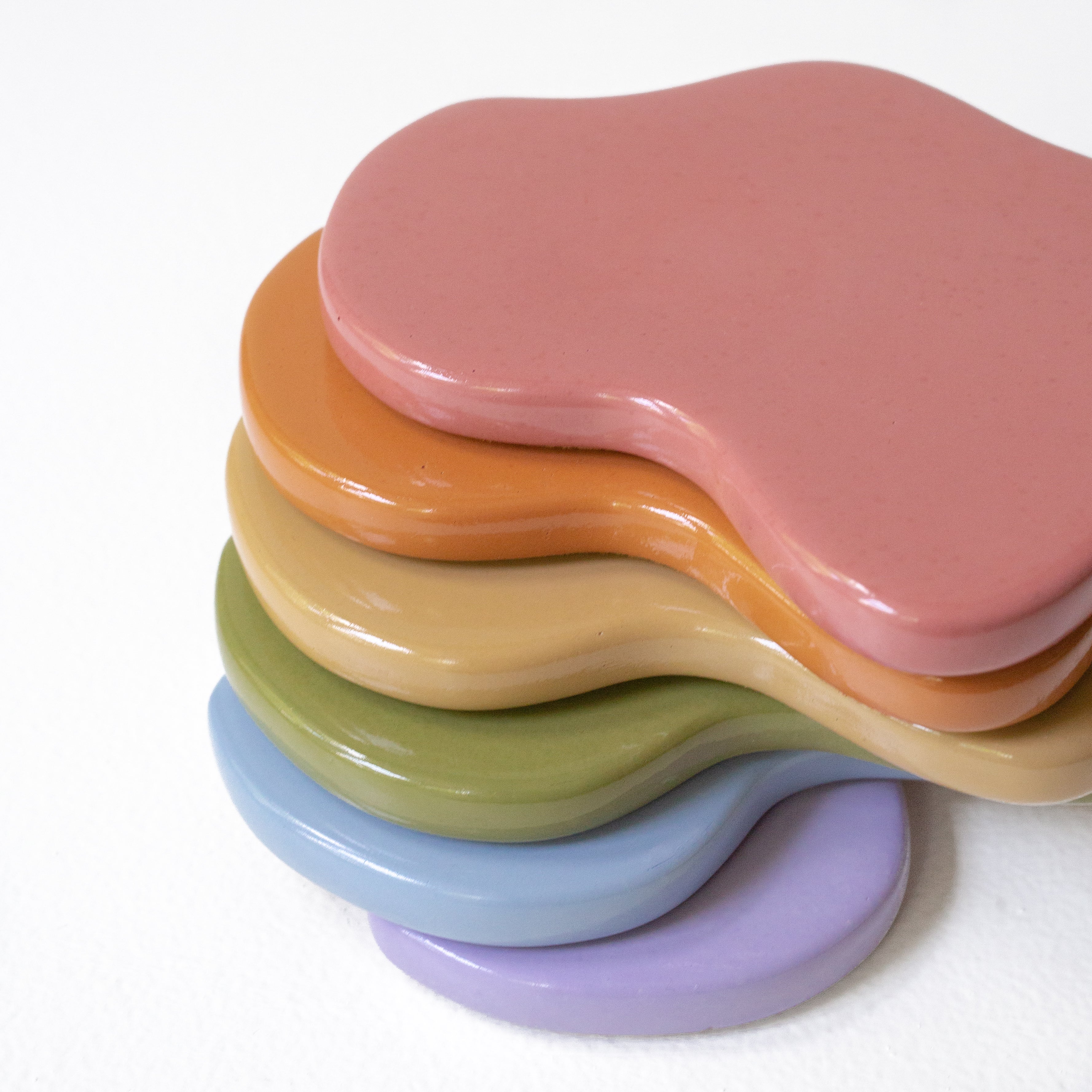 The Sienna Coaster - Set of 6 (Rainbow) (Pre-Order)