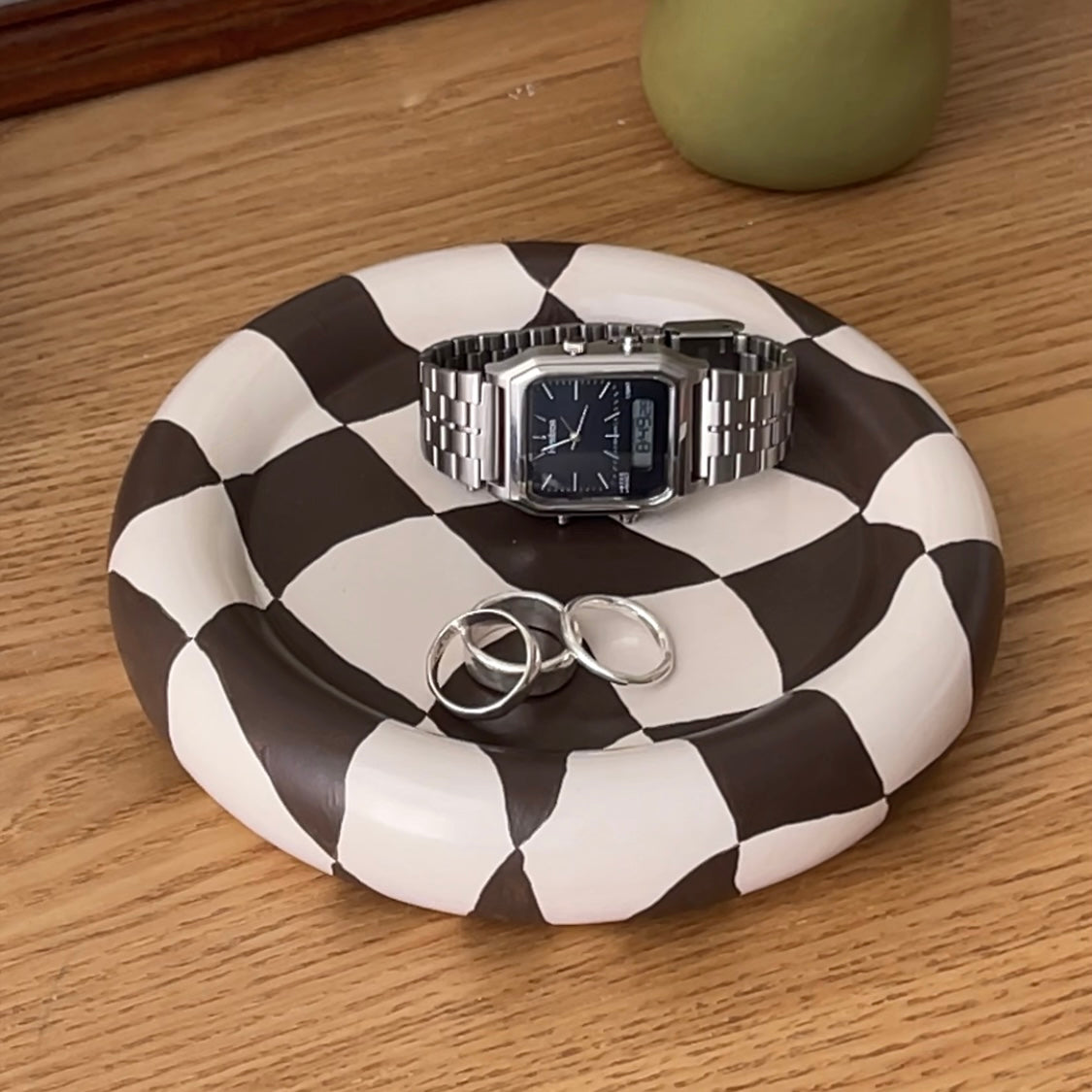 'El Sol' Trinket Dish in Checkered (PRE-ORDER)